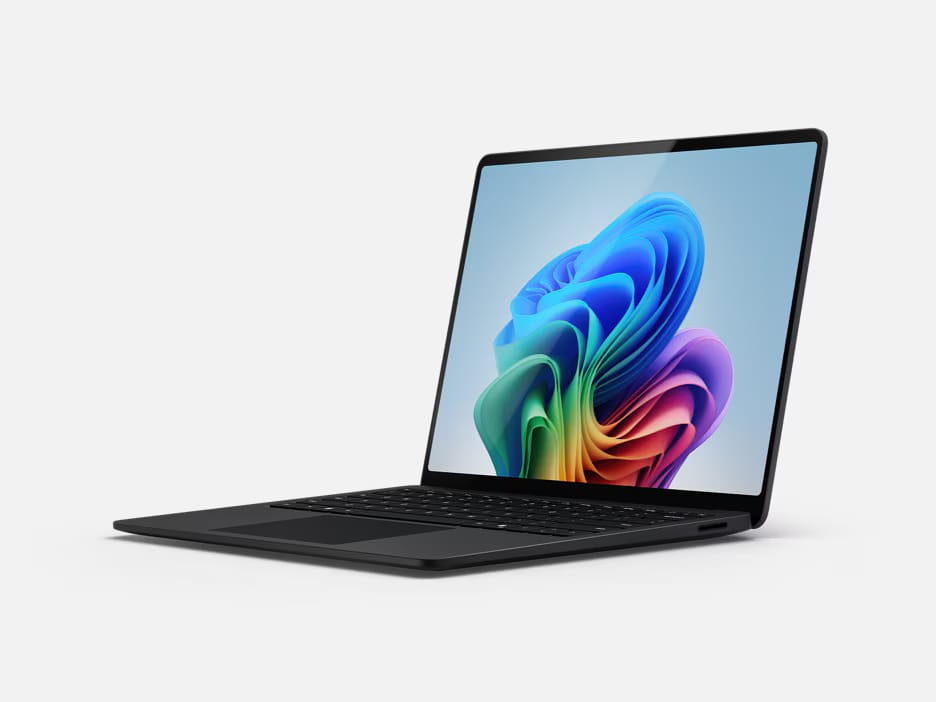 Surface Laptop, Copilot+ PC 13.8 inch Black Snapdragon® X Elite (12 Core), 16GB RAM, 512GB SSD Microsoft