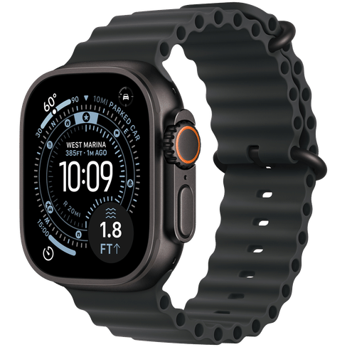 Watch Ultra 3 GPS + Cellular 49mm Black Titanium Case with Black Ocean Band Apple MF0J4
