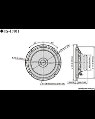 Акустическая система Pioneer TS-1701I