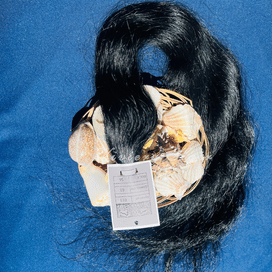 Срез 63см/56г, #1 Черный арт.013