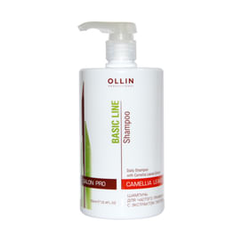 Шампунь для частого применения с экстрактом листьев камелии 750мл, Россия, OLLIN Basic Line