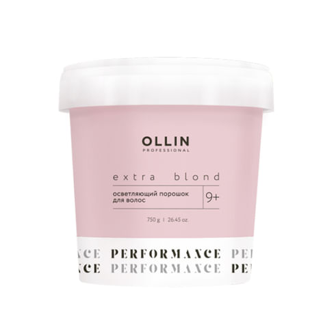 Осветляющий порошок для волос 750г, Россия, OLLIN EXTRA BLOND PERFORMANCE 9+