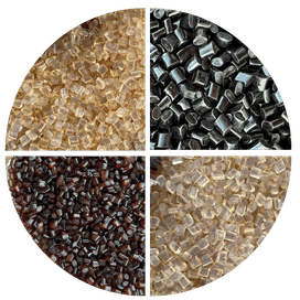 Гелевый кератин в гранулах, цветной