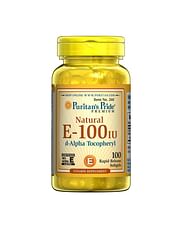 Puritan's Pride	Vitamin E 67 mg natural (100 IU) alpha tocopheryl	100 softgels Puritan’s Pride