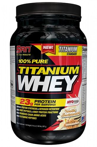 Протеин SAN 100% Pure Titanium Whey 900гр SAN