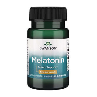 мелатонин Swanson	Melatonin 3 mg 60 caps Swanson
