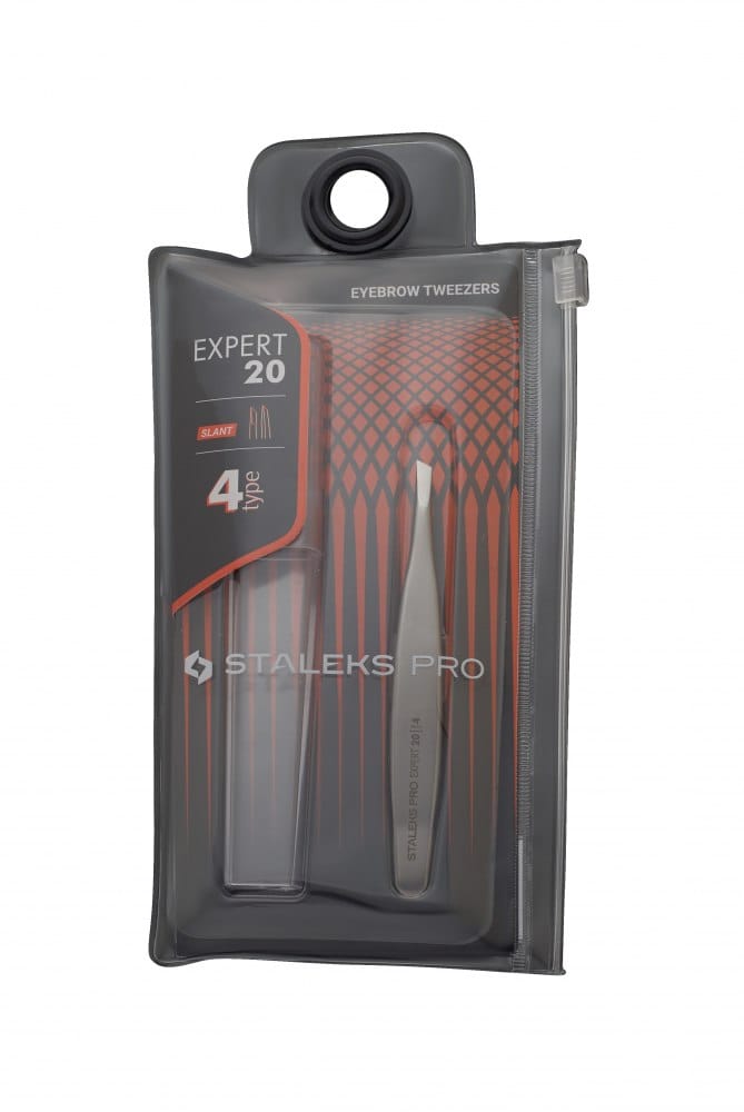 Пинцет Pro Expert 20 Type 4 для бровей Staleks (TE 20/4)