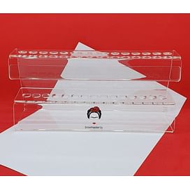 Вертикальная подставка для 15 кистей Frida Line Прозрачная