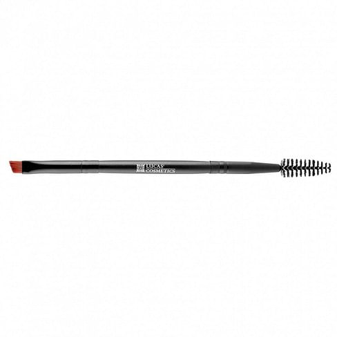 Кисть (двойная) для оформления бровей хной скошенная CC Brow Lucas Cosmetics