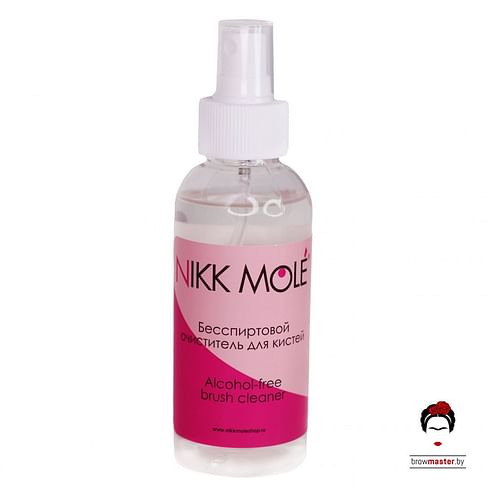 Бесспиртовой очиститель для кистей Nikk Mole Alcohol-free brush cleaner