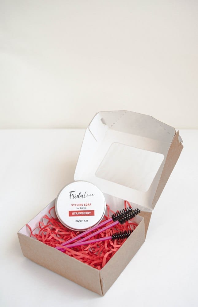 Фиксатор для бровей / Styling Soap Frida Line (Strawberry, Berry Mix, Orange, Bubble Gum, Lime, Mojito) Выберите вкус