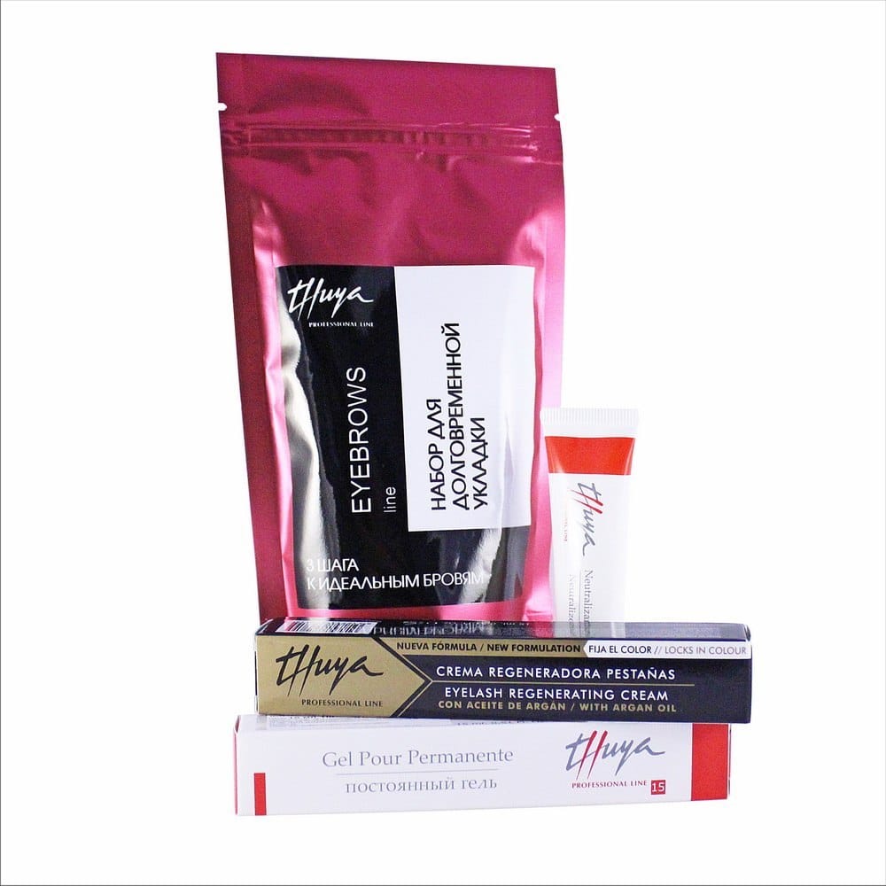 Перманентный гель для долговременной укладки бровей Thuya Состав №1