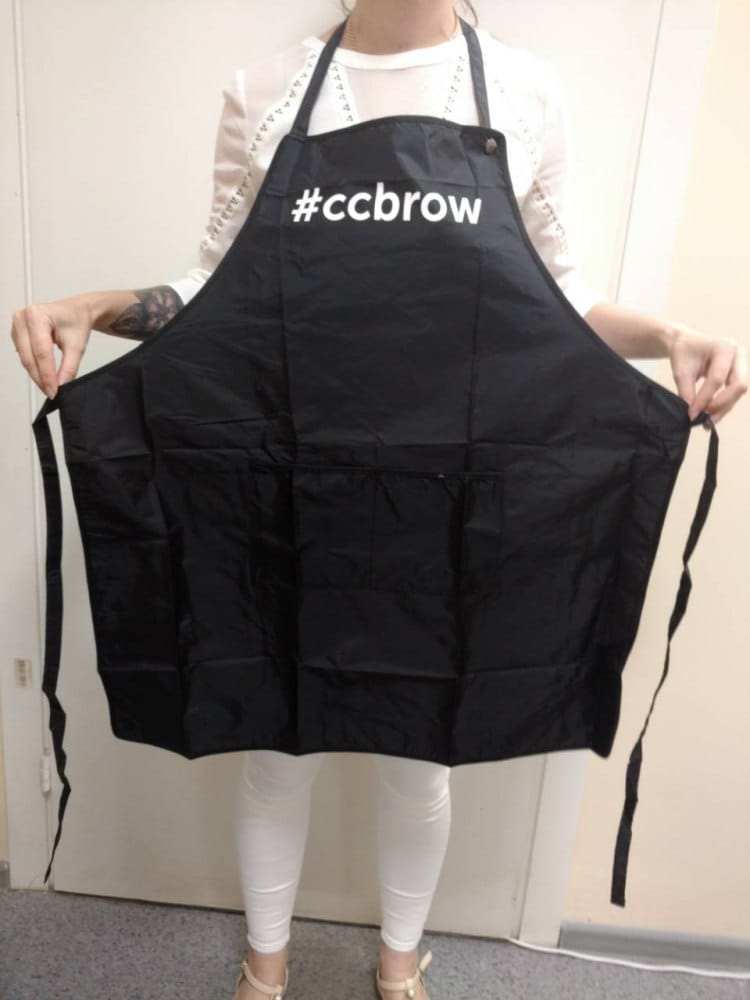 Фартук мастера чёрный CC Brow Lucas Cosmetics