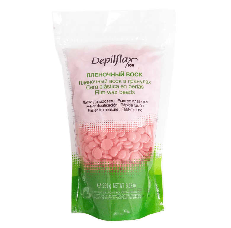 Воск для бровей и лица Black/Rose/Blue Depilflax Гранулы - Выберите оттенок
