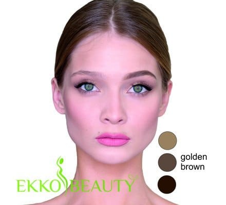 Набор хны 6 оттенков EkkoBeauty для окрашивания бровей