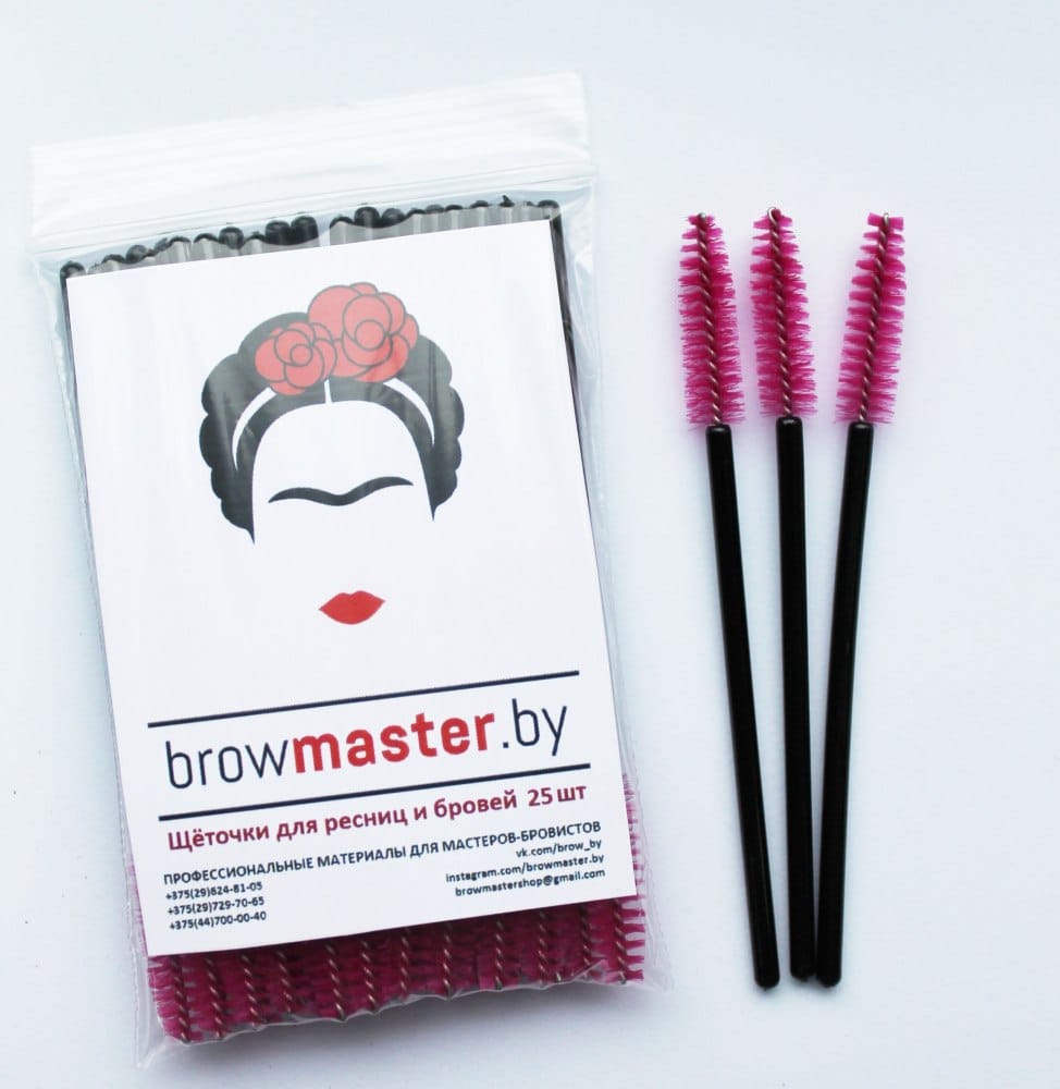 Щёточки для ресниц и бровей 25шт