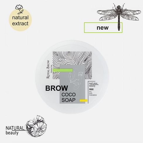 Фиксатор для бровей с экстрактом кокоса Royal Brow Coco Soap