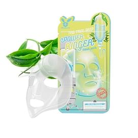 Тканевая маска для лица ЧАЙНОЕ ДЕРЕВО , 1 шт ELIZAVECCA Tea Tree Deep Power Ringer Mask Pack