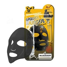 Тканевая маска для лица ДРЕВЕСНЫЙ УГОЛЬ , 1 шт ELIZAVECCA Black Charcoal Honey Deep Power Ringer Mask Pack