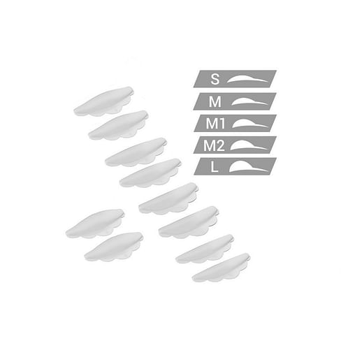 Силиконовые бигуди (валики) для ламинирования ресниц Комплект S,M,M1,M2,L
