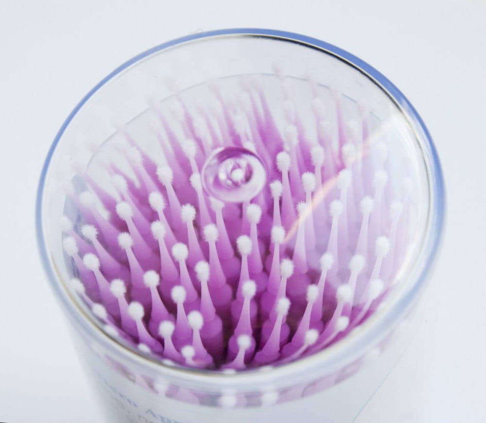 Микробраши для работы с ресницами 100шт S Упаковка в пенале