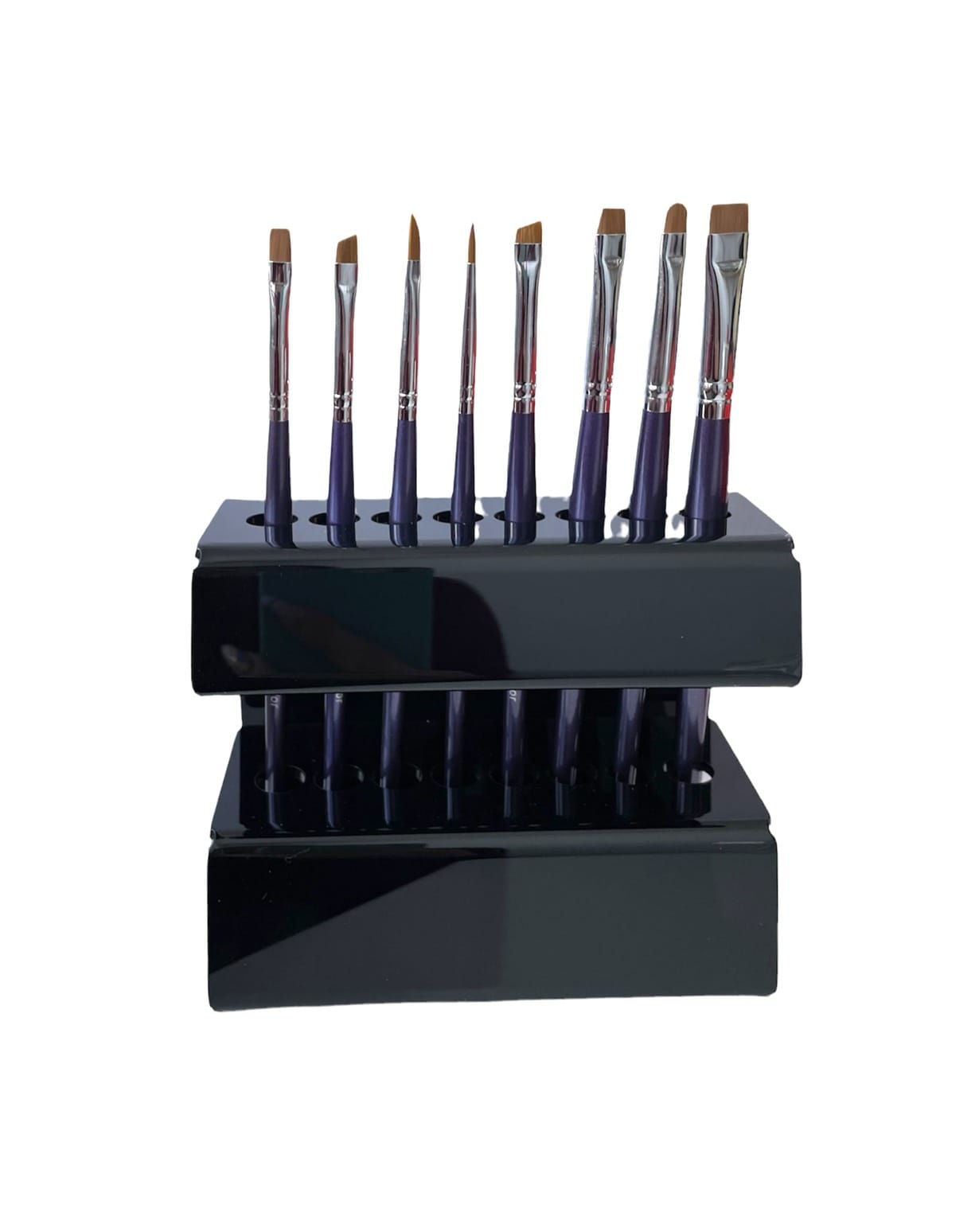 Подставка для сушки кистей на 8 шт Frida Line Black