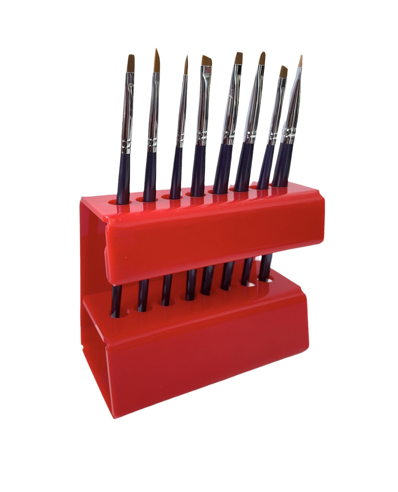 Подставка для сушки кистей на 8 шт Frida Line Black