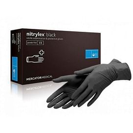 Перчатки нитриловые black Nitrylex 100 шт