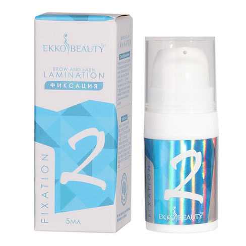 Ламинирование бровей и ресниц Шаг 2 "Фиксация" EkkoBeauty Brow and lash