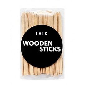 Деревянные шпатели для нанесения воска 100 шт Shik Wooden Sticks