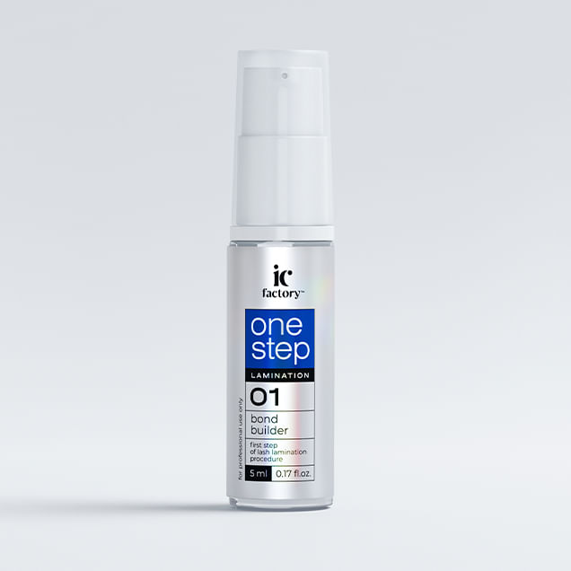 Набор составов для ламинирования ресниц IC FACTORY Innovator Cosmetics ONE STEP BOND BUILDER и VOLUME FILLER