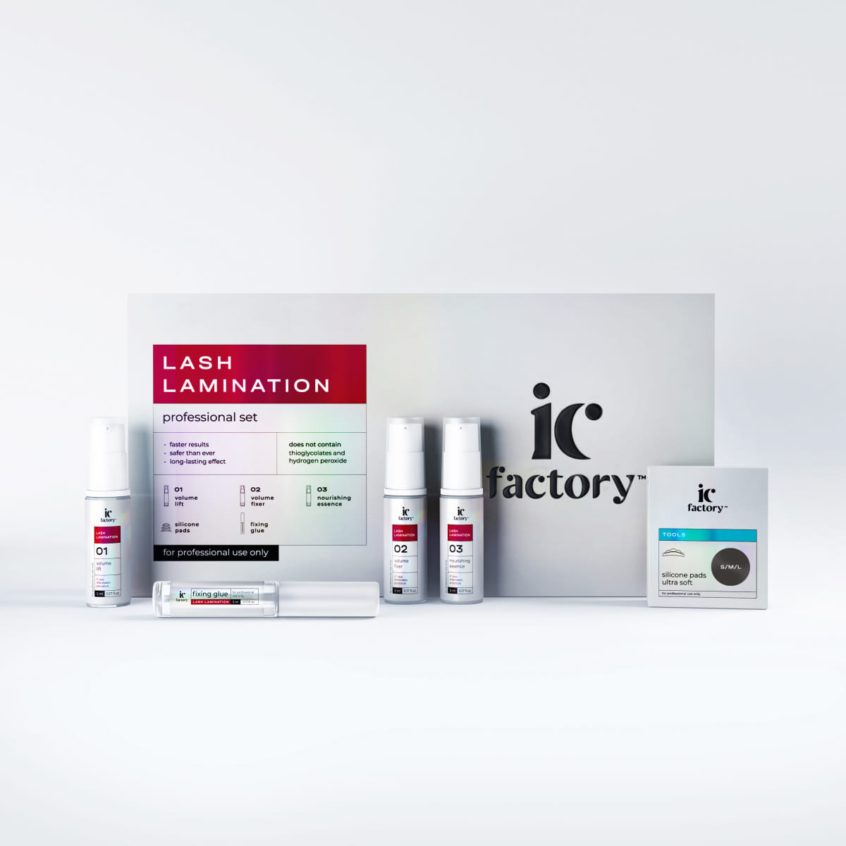 Набор для ламинирования ресниц IC Factory LASH LAMINATION professional set/