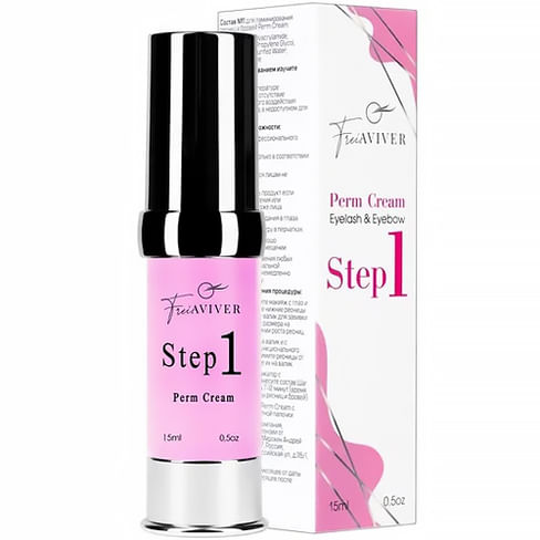 Cостав #1 для ламинирования ресниц и бровей 15ml Frei Aviver Perm Cream