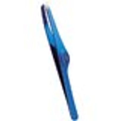 Пинцет для бровей скошенный ручная заточка Frei Aviver Blue