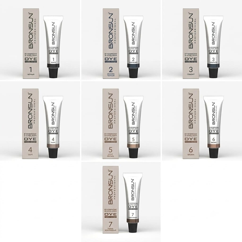 Краска для бровей и ресниц кремовая Range Nude Bronsun Выберите оттенок
