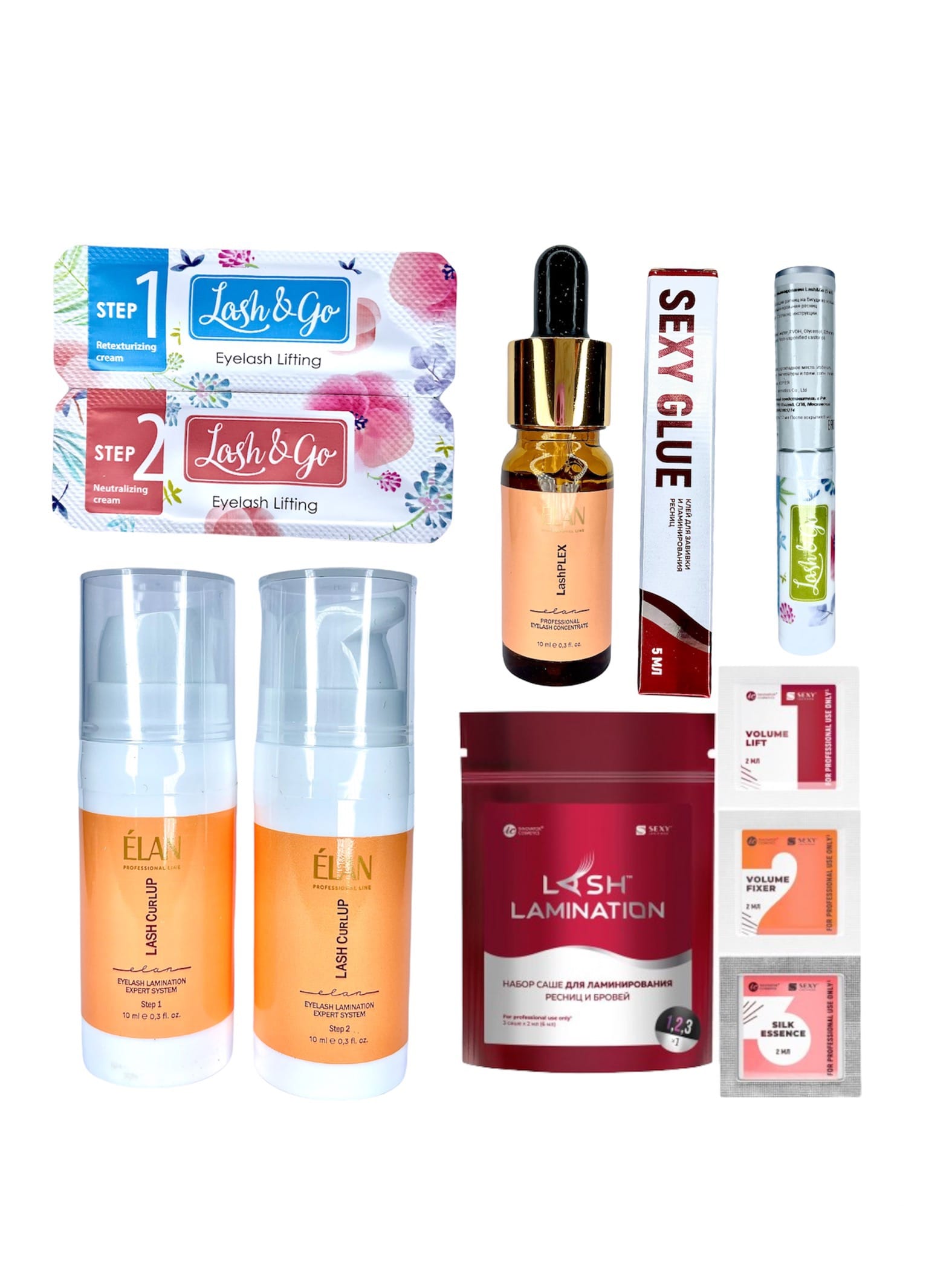 Составы для ламинирования и восстановления ресниц