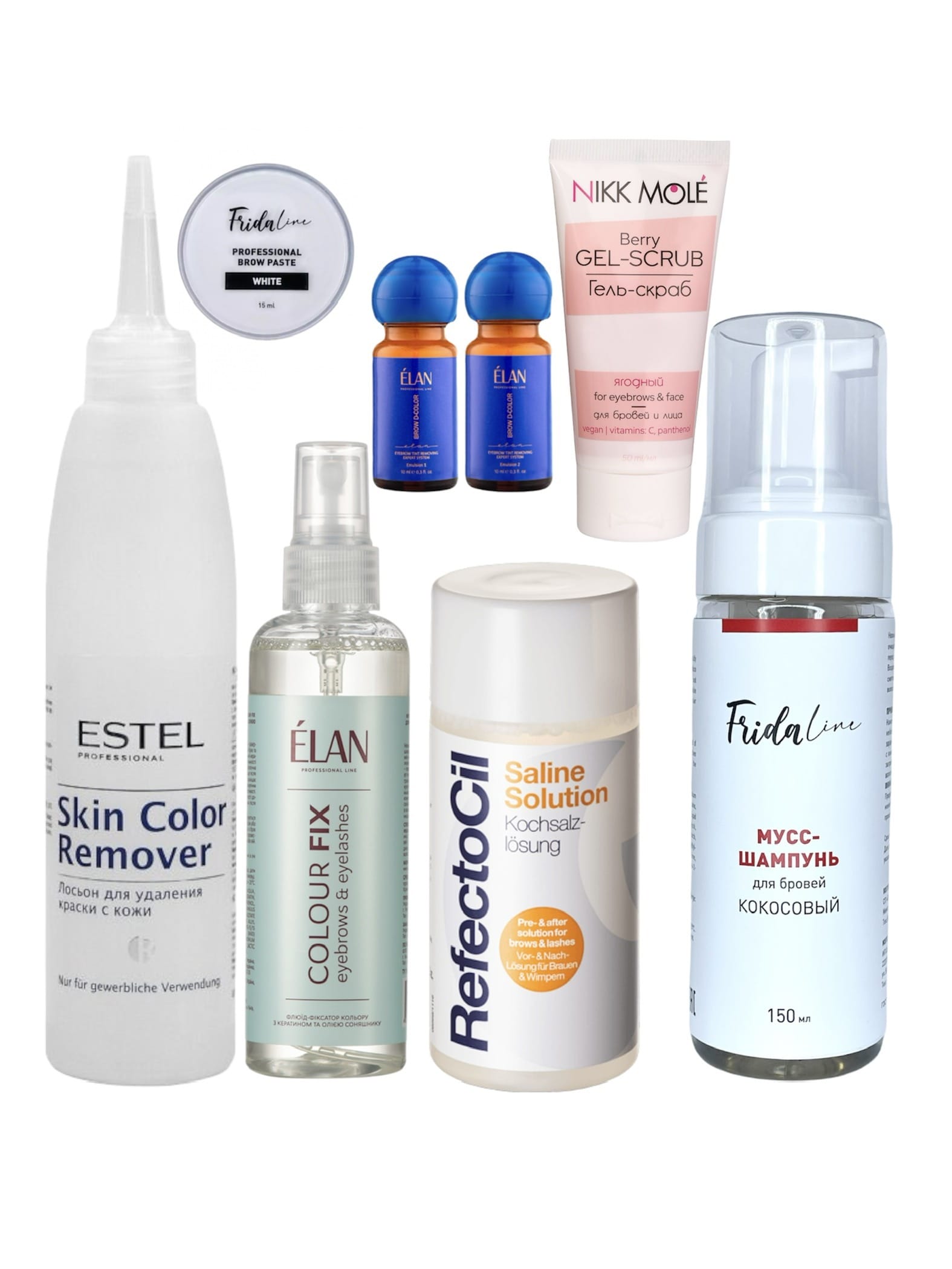 Шампуни, солевые растворы и праймеры-обезжириватели