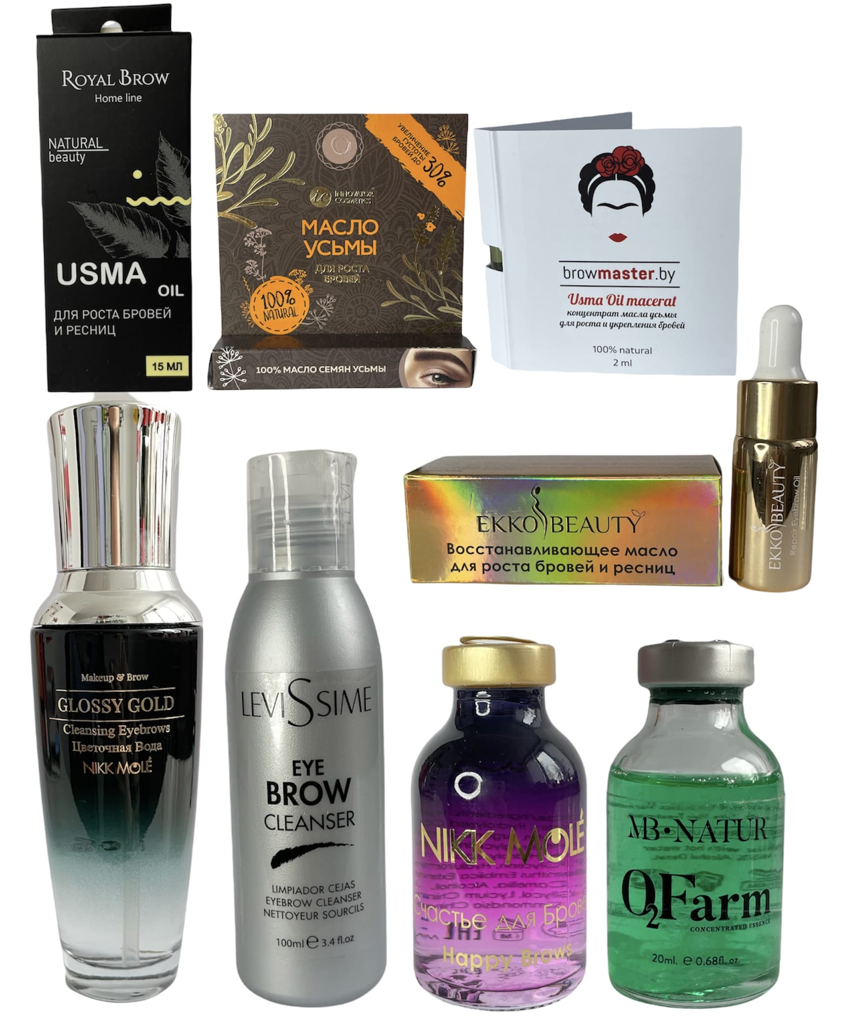 Уход и стимуляция роста бровей и ресниц