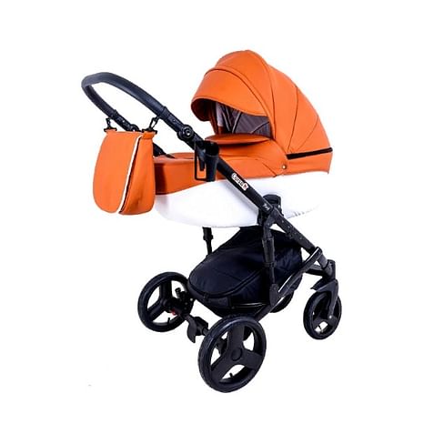 Коляска 2 в 1 Ray Corsa Ecco (24/оранжевый/белый/кожа)5144271