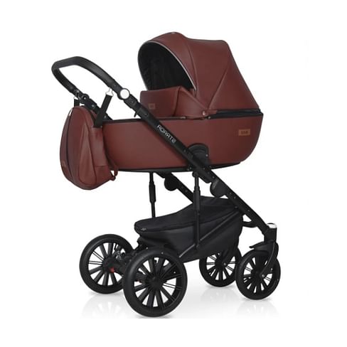 Коляска 2 в 1 Ray Strada (01/бордовая кожа)5150892