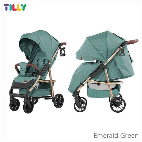 Прогулочная коляска Carrello (карелло) T-166 Eco BABY TILLY Emerald Green