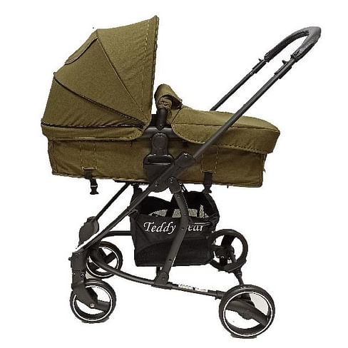 Коляска трансформер оливковый Teddy Bear SL - 461