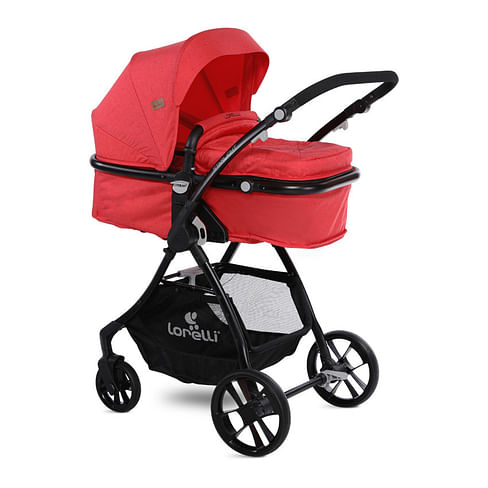 Коляска 2 в 1 Lorelli Starlight Red / 10021221865