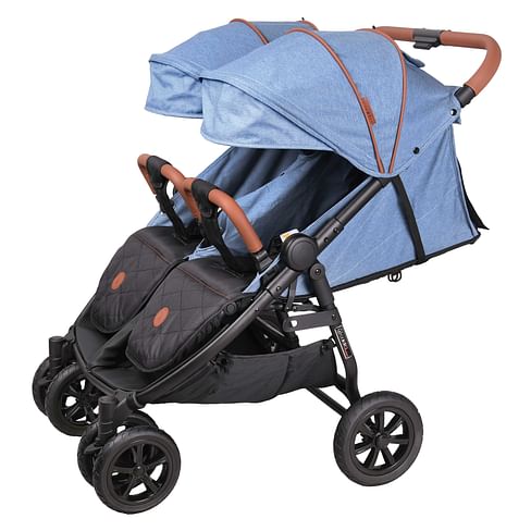 Прогулочная коляска для двойни Coletto Enzo Twin (джинс)