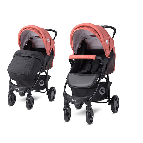 Прогулочная коляска Lorelli Daisy BASIC (Black Ginger Orang 21)
