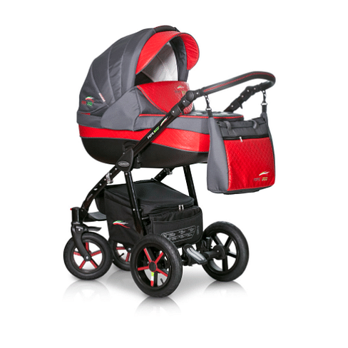 Коляска 3 в 1 Verdi (Верди) PEPE ECO (9 - Red)