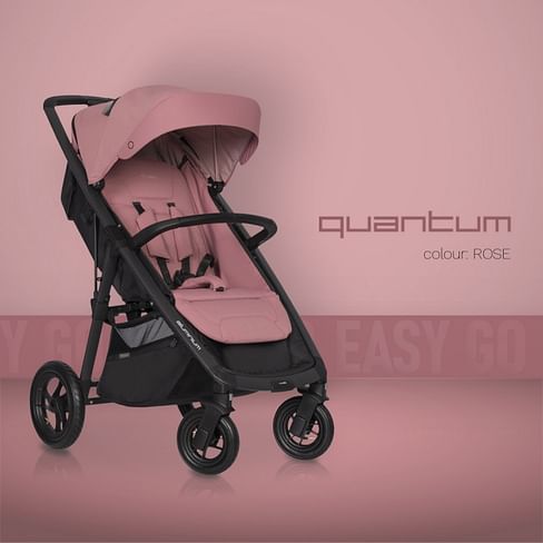 Прогулочная коляска easyGO QUANTUM AIR (rose)