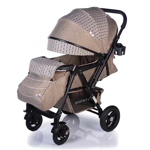 Прогулочная коляска Babyhit SENSE Plus ARROW BEIGE бежевые стрелки