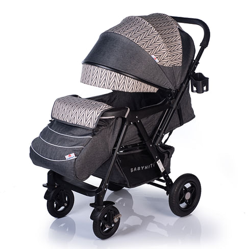 Прогулочная коляска Babyhit SENSE Plus ARROW GREY серые стрелки