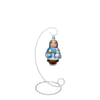 Елочная игрушка Девочка со снеговиком арт. re - 114